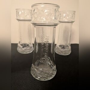 Red Lobster Light House Clear Glass - Drinkware - SET OF THREE Collectible